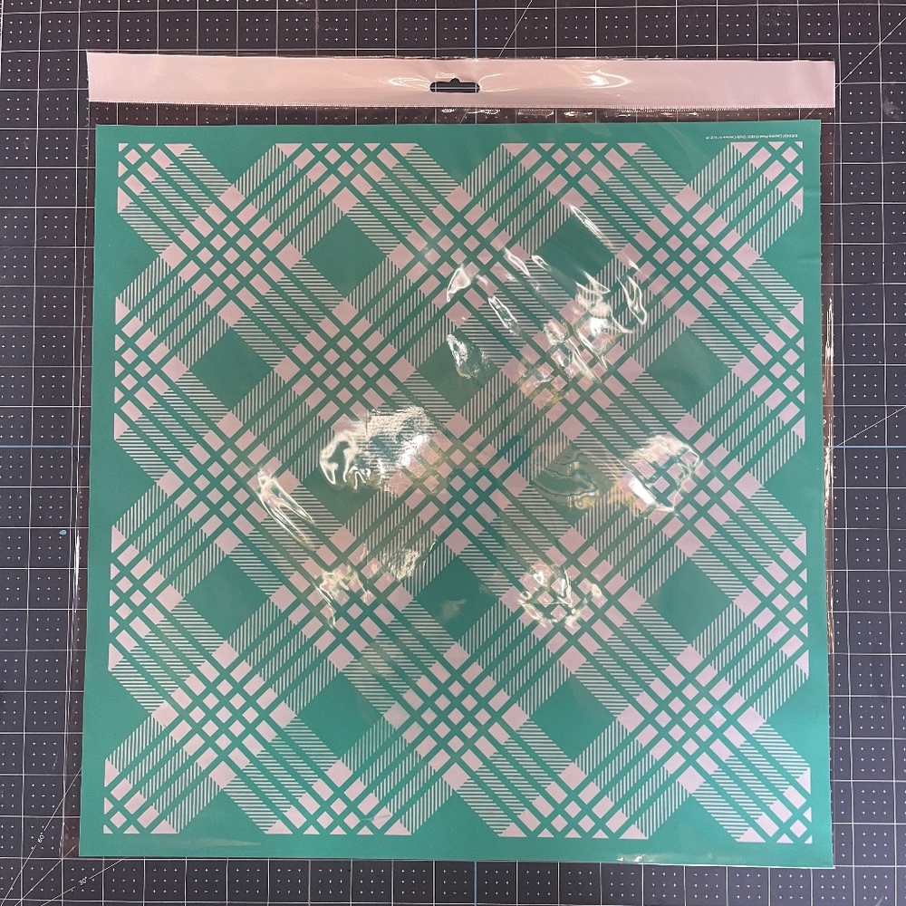 NEW Chalk Couture D Size Transfer - Country Plaid - D2111107